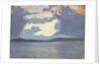 Distant view of Jamaica from the sea by John Everett