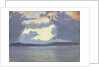 Distant view of Jamaica from the sea by John Everett