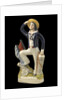 Earthenware flat-backed figure of a sailor by Unknown