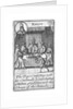 1588 Armada Playing Cards, Knave of Hearts. 'The Pope consulting with his Cardinalls & Contributing a Million of Gold towards the Charge of the Armada' by unknown