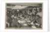 Group of scientists and officers in Wardroom of Terra Nova by Herbert George Ponting