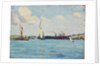 A sailing barge by John Everett