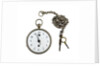 Silver pocket watch and chain by Godemars Freres et Capt.