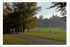 Autumnal image of the Royal Observatory Greenwich including, Flamsteed House, Peter Harrison Planetarium & Altazimuth building in the park by National Maritime Museum