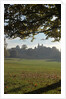 Autumnal image of the Royal Observatory Greenwich including, Flamsteed House, Peter Harrison Planetarium & Altazimuth building and the park by National Maritime Museum