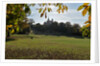 Autumnal image of the Royal Observatory Greenwich including, Flamsteed House, Peter Harrison Planetarium & Altazimuth building and the park by National Maritime Museum