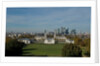 Autumnal image of the Queens House in Greenwich including a view from General Wolfe statue & the park by National Maritime Museum