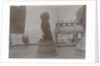 Phyllis 1st Lieutenant spaniel dog on top of barrel with hat and pipe. From an album relating to the Royal Naval Service of Cdr John Rodolph Peronet Thompson RN. by John Rodolph Peronet Thompson