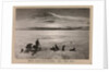 A dog-sledge team with Erebus in the background by Herbert George Ponting