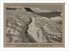 Weathered ice after blizzard at Cape Evans, and crevasse, looking towards Turks Head. by Herbert George Ponting
