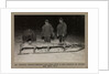 Dr. Wilson, Cherry-Garrard and Ford with a sea leopard on sledge by Herbert George Ponting