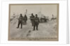 Captain Scott, Simpson, Bowers and Evans leaving for the West Mts by Herbert George Ponting