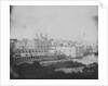 View across to Senglea with the Sheer Bastion on the right. Inversed digital file to create b&w positive by Calvert Richard Jones