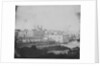 View across to Senglea with the Sheer Bastion on the right. Inversed digital file to create b&w positive by Calvert Richard Jones