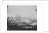 View across to Senglea with the Sheer Bastion on the right. Inversed digital file to create b&w positive by Calvert Richard Jones