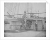 The quarterdeck and poop deck of the 80-gun three-decker HMS 'Superb' (1842). Inversed digital file to create b&w positive by William Henry Fox Talbot; Nicolaas Henneman