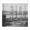 Looking across the Seine at Rouen. Inversed digital file to create b&w positive by William Henry Fox Talbot