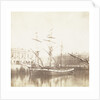 A view of the ships near Custom House, Dublin by Calvert Richard Jones