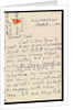 Letter from Marion Wright to her father, written onboard 'Titanic' on RMS 'TITANIC' headed paper by Marion Wright