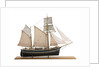 Model of East coast Billyboy ‘Blue Jacket' Built in 1860. Starboard broadside by Alistair Brown