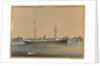 Promise screw steam vessel, Kokura flag by Unknown