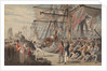 Embarking troops and horses at Ramsgate by John Augustus Atkinson
