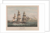 HMS 'Indus' (Captn. Sir I. Stirling C.B.) leaving the Bay of Naples 13th June 1843 by Charles Frederick de Brocktorff