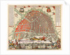 Map of Amsterdam with inset view by Carel Allardt