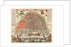 Map of Amsterdam with inset view by Carel Allardt