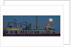 Moonrise at the Pier by Unknown