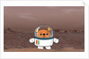Space Ted on dusty Mars by Anonymous