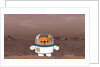 Space Ted on dusty Mars by Anonymous