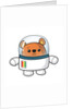 Space Ted in his space suit feeling unsure by Anonymous