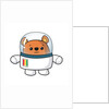 Space Ted in his space suit feeling unsure by Anonymous