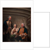 Vice-Admiral Sir Samuel Cornish, Captain Richard Kempenfelt and Thomas Parry by Tilly Kettle