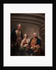 Vice-Admiral Sir Samuel Cornish, Captain Richard Kempenfelt and Thomas Parry by Tilly Kettle
