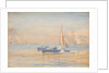 Looking into Portsmouth Harbour by William Lionel Wyllie