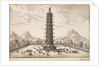 The Empire of China & Japan - the Porcelain Pagoda (Da Bao'en Si), at Nanjing by Thomas Pennant