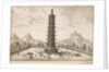 The Empire of China & Japan - the Porcelain Pagoda (Da Bao'en Si), at Nanjing by Thomas Pennant