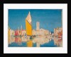 Unidentified harbour scene - the yellow sail by 