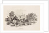 Singapore, view of Government Hill, the English burial ground and the Armenian church,First illustration in pamphlet Six views of Singapore and Macao from drawings made on the spot in 1840 by 