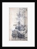 The 'Mordaunt' by Willem van de Velde the Elder