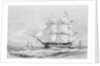 H.M.S. Collingwood 80 Guns (before letters) by John H Vernon