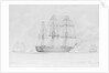 HMS 'Marlborough' off Stromberg by Montagu Frederick O'Reilly