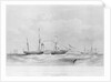 Penninsular and Oriental Steam Navigation Company's steam ships at sea. 'Oriental',  'Montrose' and 'Great Liverpool' by unknown