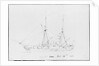 Sketch of HMS Avon Jany 14th 1848 by Lieutenant Robert Strickland Thomas