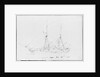 Sketch of HMS Avon Jany 14th 1848 by Lieutenant Robert Strickland Thomas