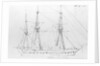 Sketch of the Centaur, Sep 4th 1851 by Robert Strickland Thomas