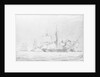 The corvette 'Bordelais' sinking a French man-of-war by John Cantiloe Joy