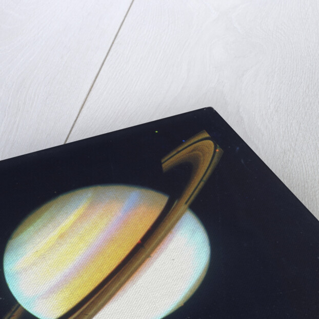 Colour-enhanced view of Saturn, 1980 by Unknown
